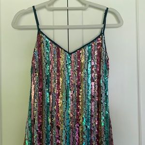 Eva Franco sequin dress from Anthropologie